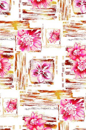 花朵印花华亿平台图片