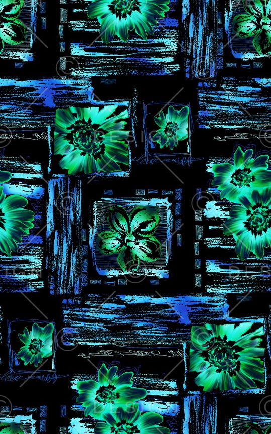 花朵印花华亿平台图片