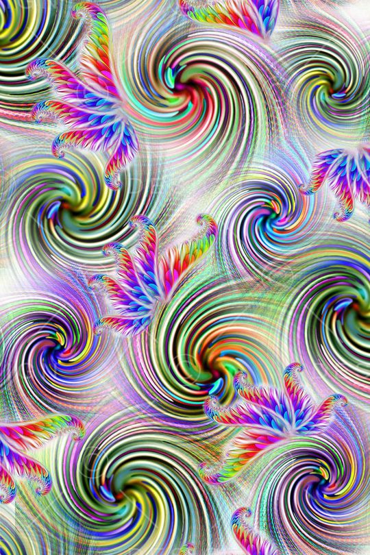 抽象印花华亿平台图片