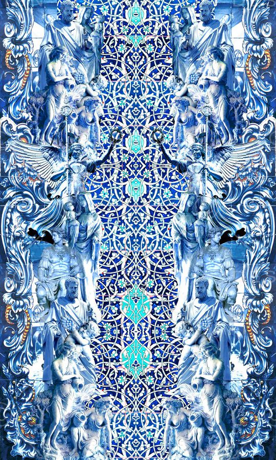 欧式印花华亿平台图片