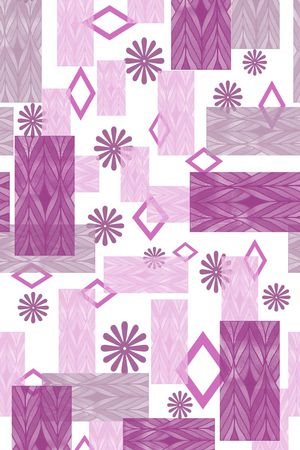 小方块印花华亿平台图片