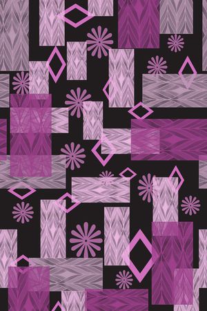 小方块印花华亿平台图片