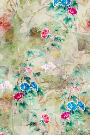 中国风印花华亿平台图片