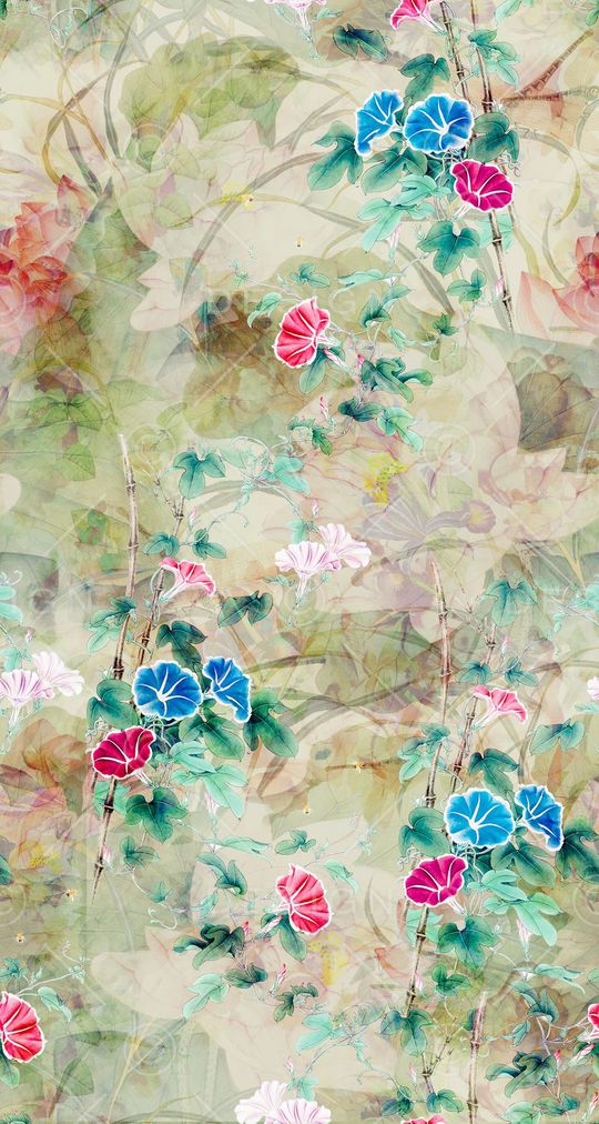 中国风印花华亿平台图片