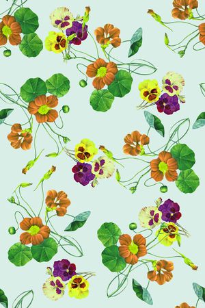 复古印花华亿平台图片