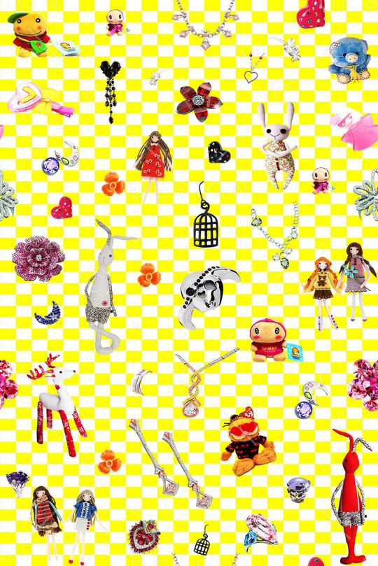 小清新 卡通 饰品 珠宝 饰品 几何底 印花  童装 女装 墙纸 礼品印花华亿平台图片