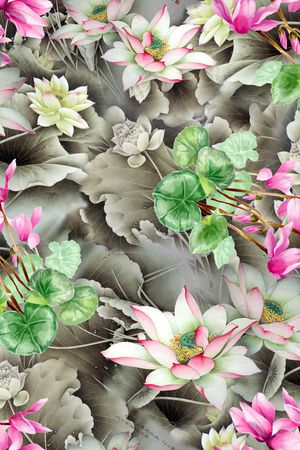 水彩印花华亿平台图片