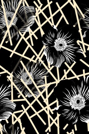 几何印花华亿平台图片