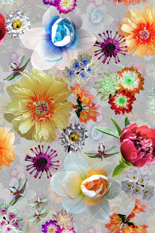 潮流时尚大牌印花华亿平台图片