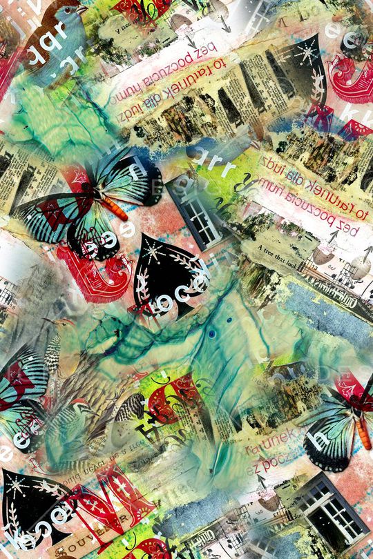 抽象印花华亿平台图片