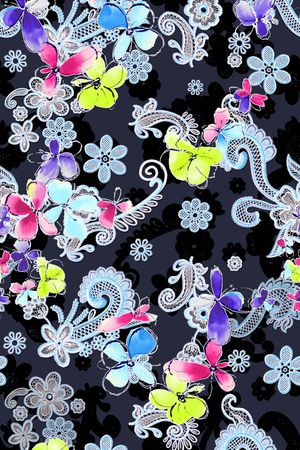 复古印花华亿平台图片