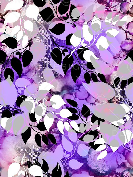 抽象几何印花华亿平台图片