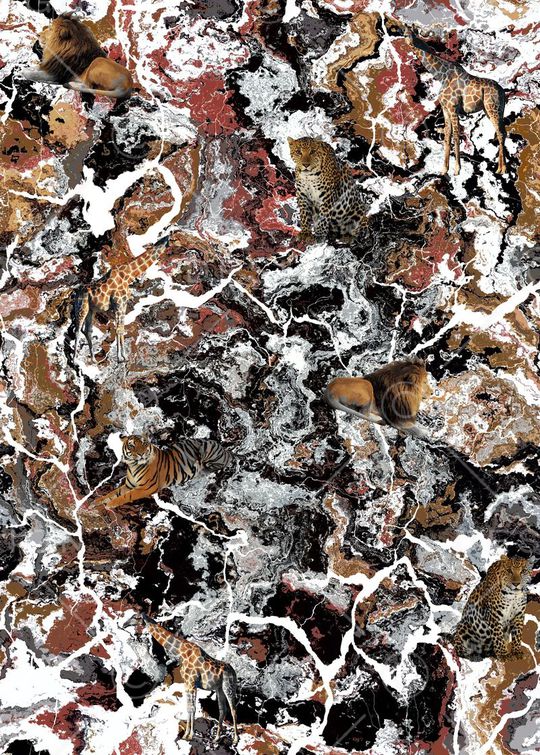 石纹印花华亿平台图片