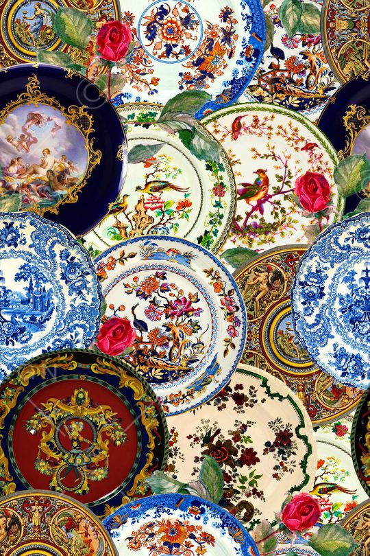 巴洛克式印花华亿平台图片