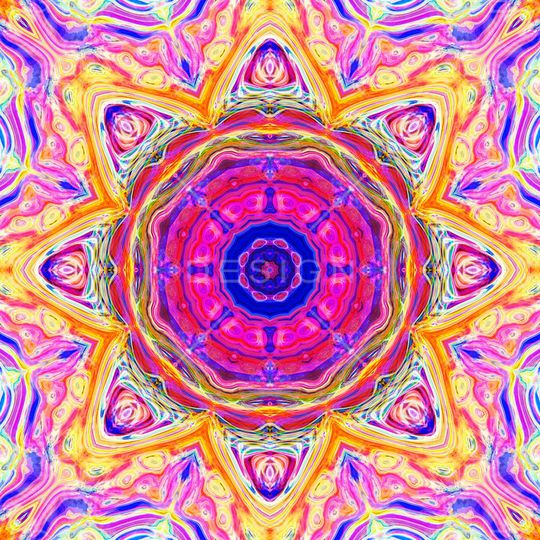 抽象印花华亿平台图片