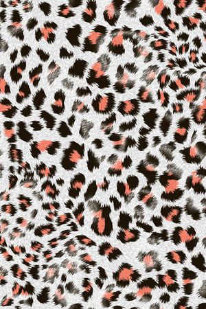 豹纹印花华亿平台图片