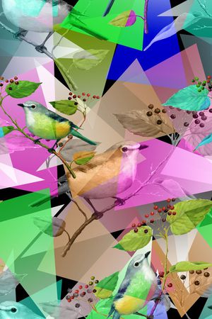 三角过渡印花华亿平台图片