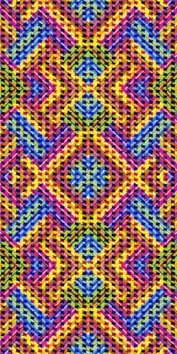 587611-彩色色织千鸟格纹