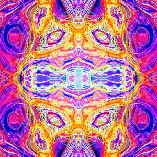 抽象印花华亿平台图片