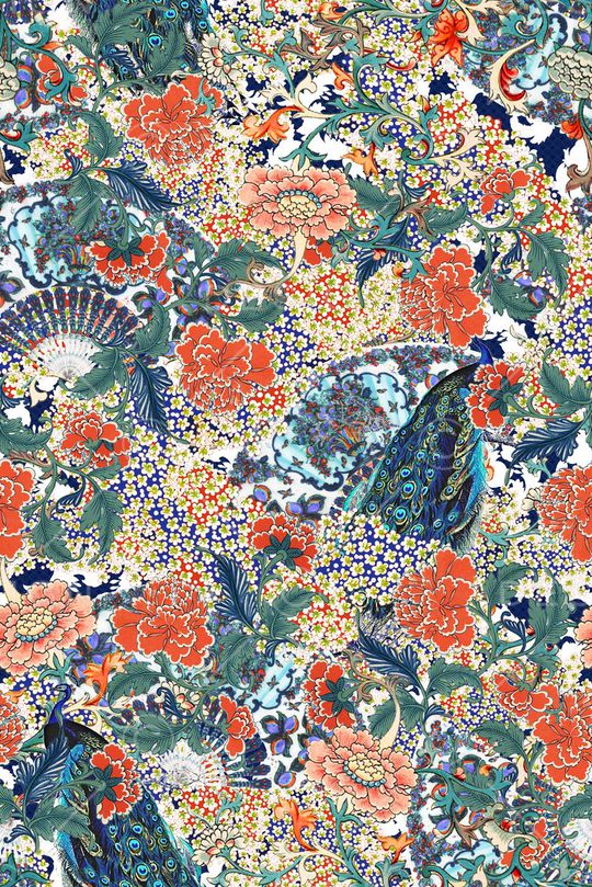 国外大牌女装印花华亿平台图片