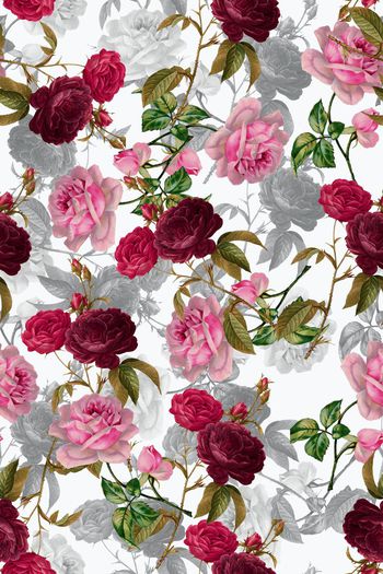 587738-水彩玫瑰组合