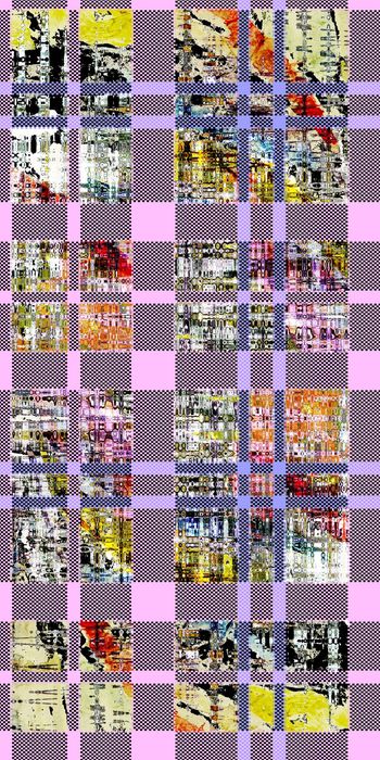 587871-彩色抽象几何色织格