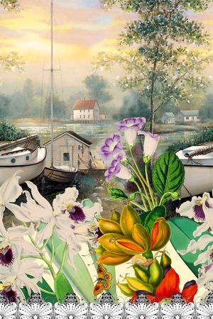 花朵印花华亿平台图片