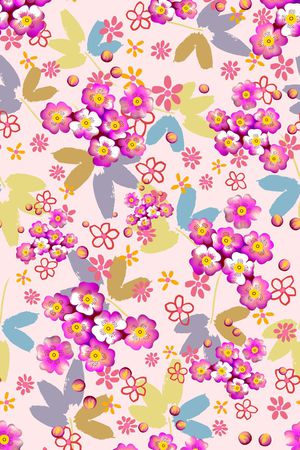 小碎花印花华亿平台图片