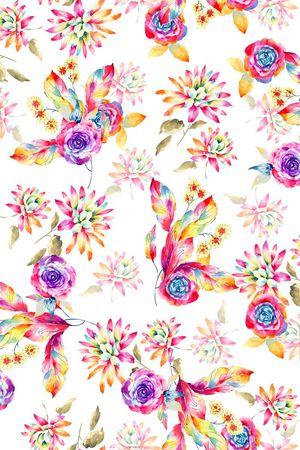 水彩印花华亿平台图片