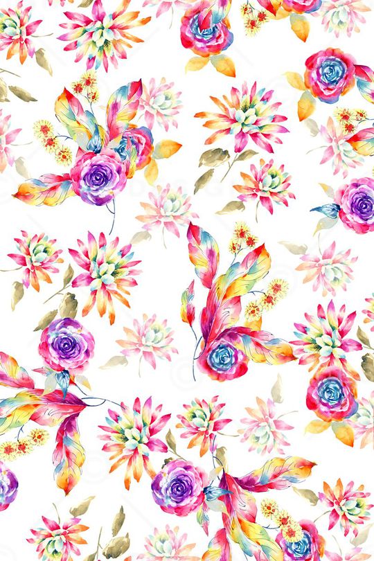 水彩印花华亿平台图片