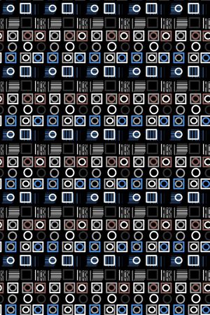 几何印花 男装 T恤印花华亿平台图片