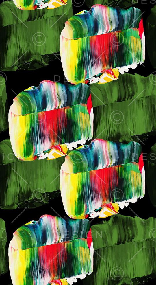 手绘纹理印花华亿平台图片