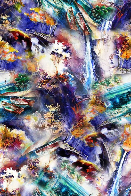 时尚印花华亿平台图片