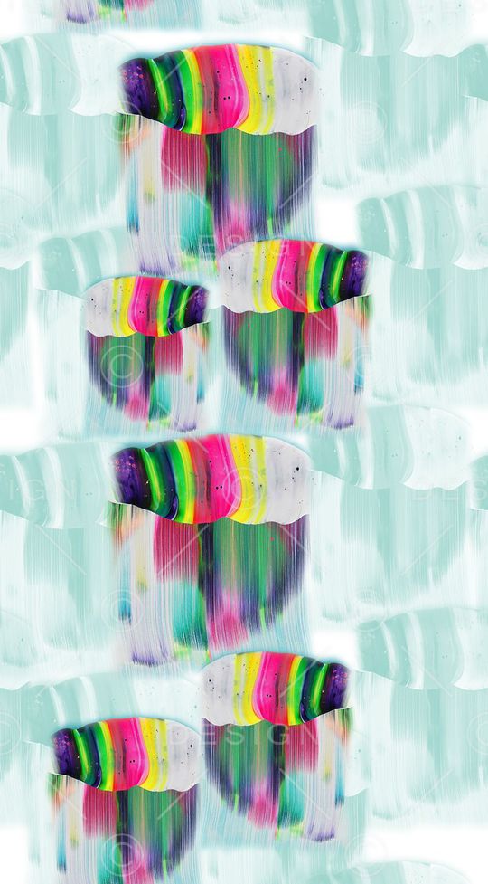 手绘纹理印花华亿平台图片