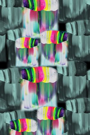 手绘纹理印花华亿平台图片