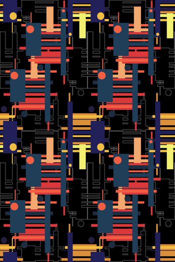 588100-男装时尚抽象色块