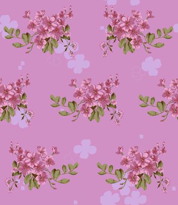 田园风印花华亿平台图片