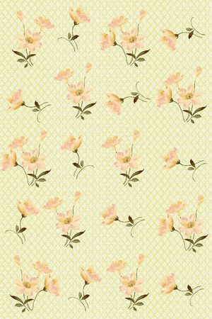 田园风印花华亿平台图片