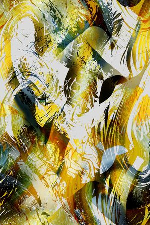 抽象大气印花华亿平台图片