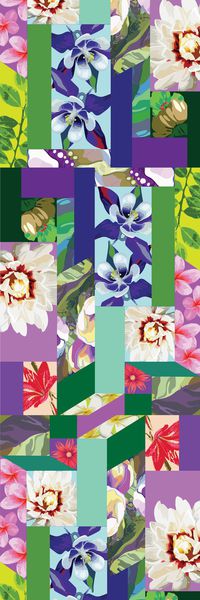 抽象印花华亿平台图片