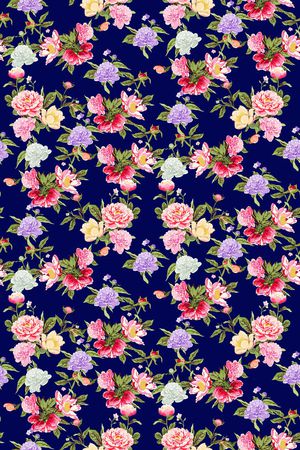 小碎花印花华亿平台图片