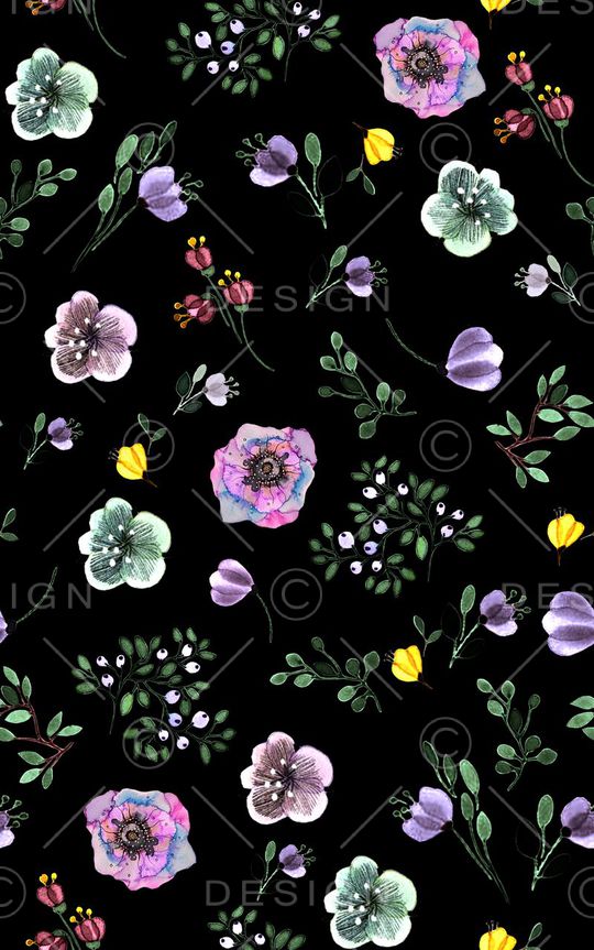 植物印花华亿平台图片