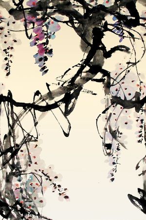 中国风印花华亿平台图片