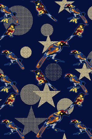 时尚潮流印花华亿平台图片