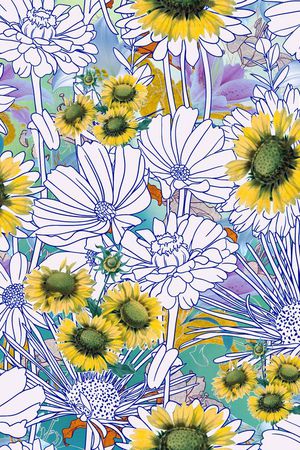 小清新印花华亿平台图片