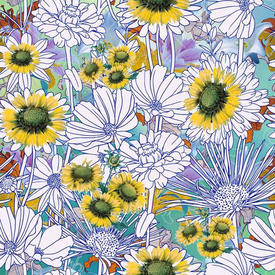 小清新印花华亿平台图片