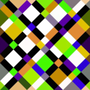 588459-几何菱形格子男装女装