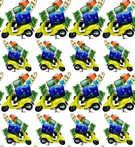 休闲印花华亿平台图片