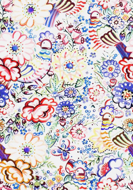 手绘印花华亿平台图片