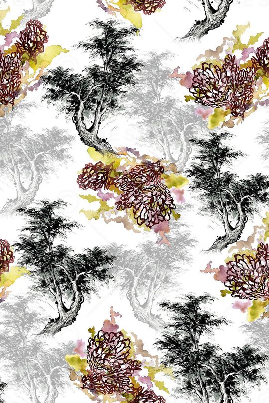 休闲印花华亿平台图片